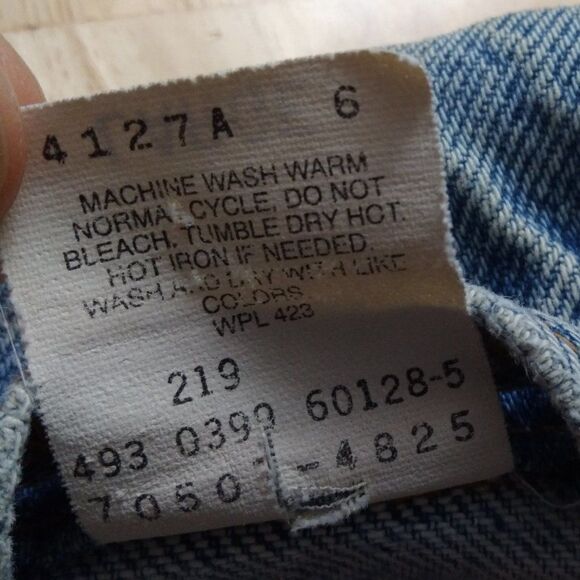 Vintage Levi's Custom Harley-Davidson Patches Denim Jacket Vest Cut Off - Picture 7 of 9